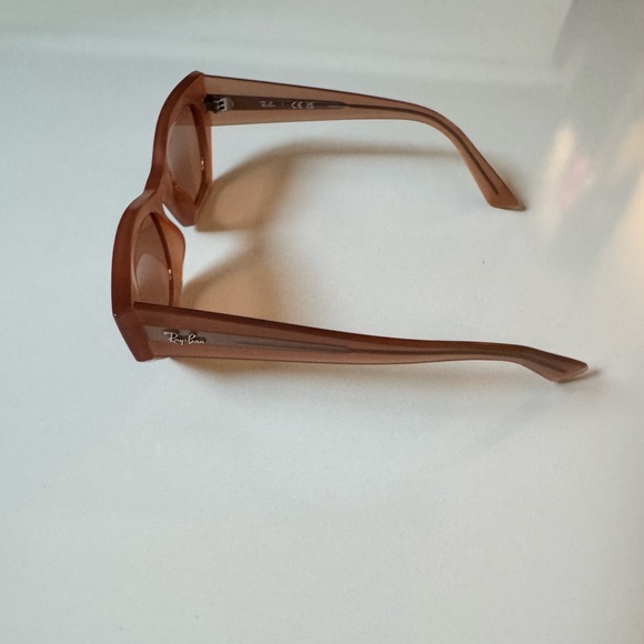 Ray-Ban Sunglasses RB4430 ZENA 6778/7 Cannella Cloudy Shiny Frames Orange Lenses